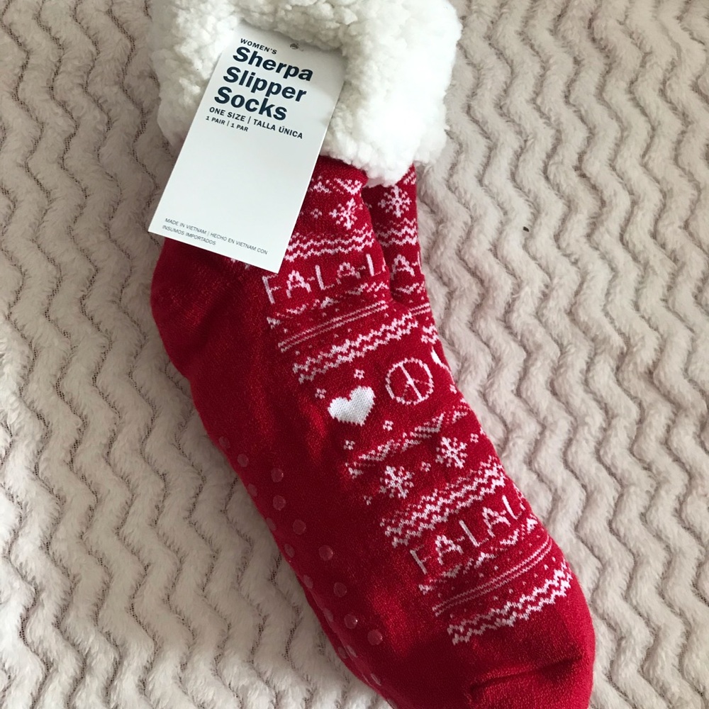 Sherpa Slipper Socks